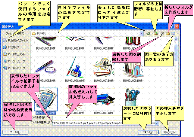 Excel07 図 ｸﾘｯﾌﾟｱｰﾄ挿入